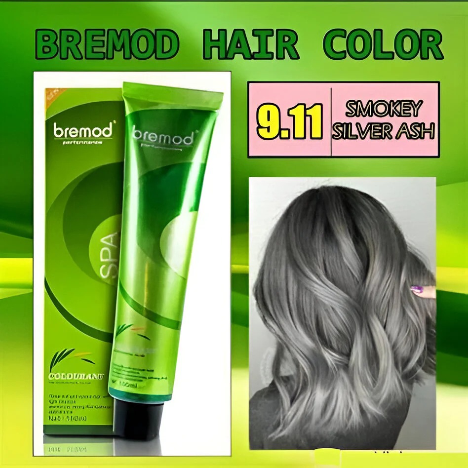 Bremod Hair Color (9.11 Smokey Silver Ash)
