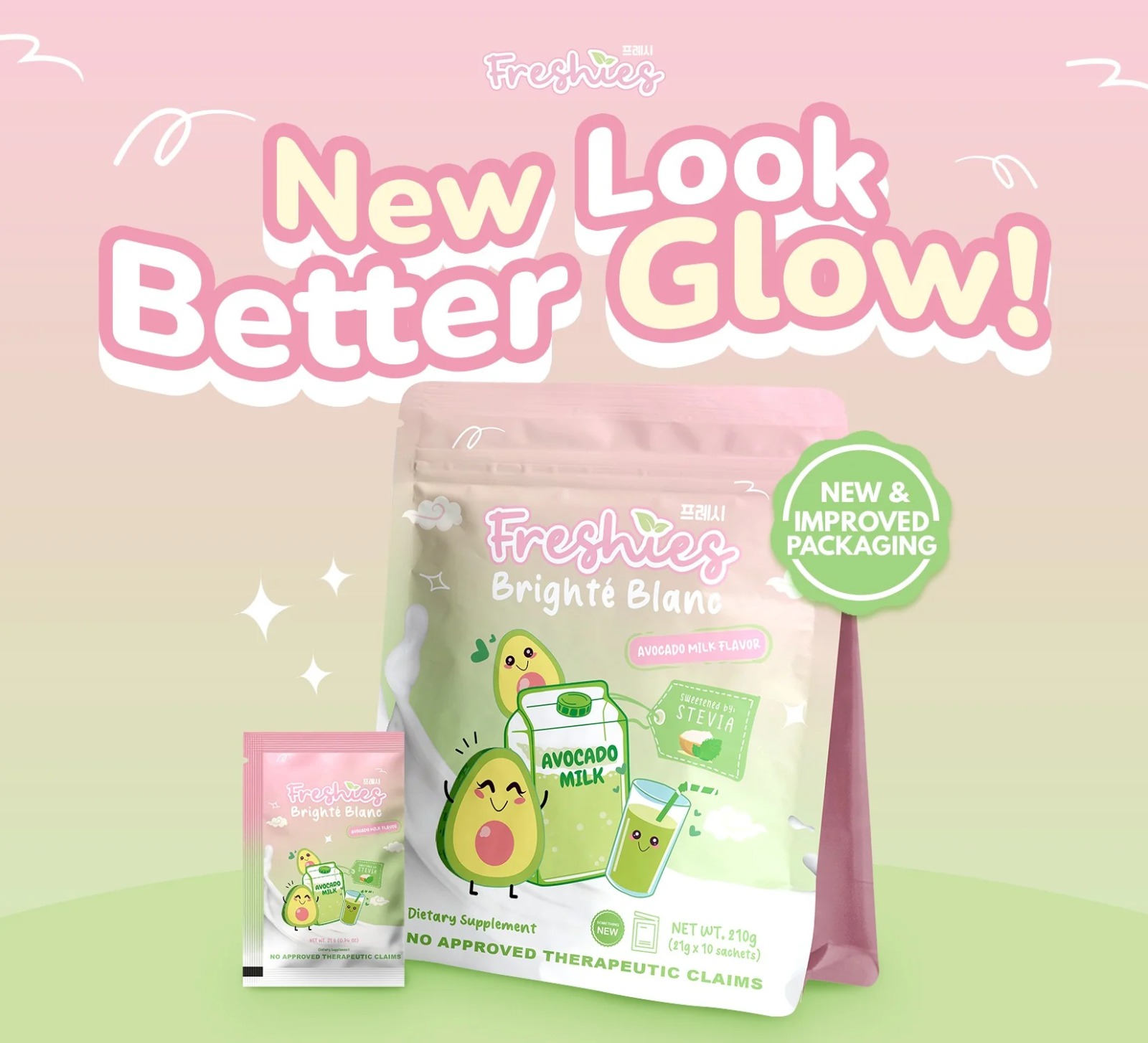 Freshies Brighté Blanc Avocado Milk Drink