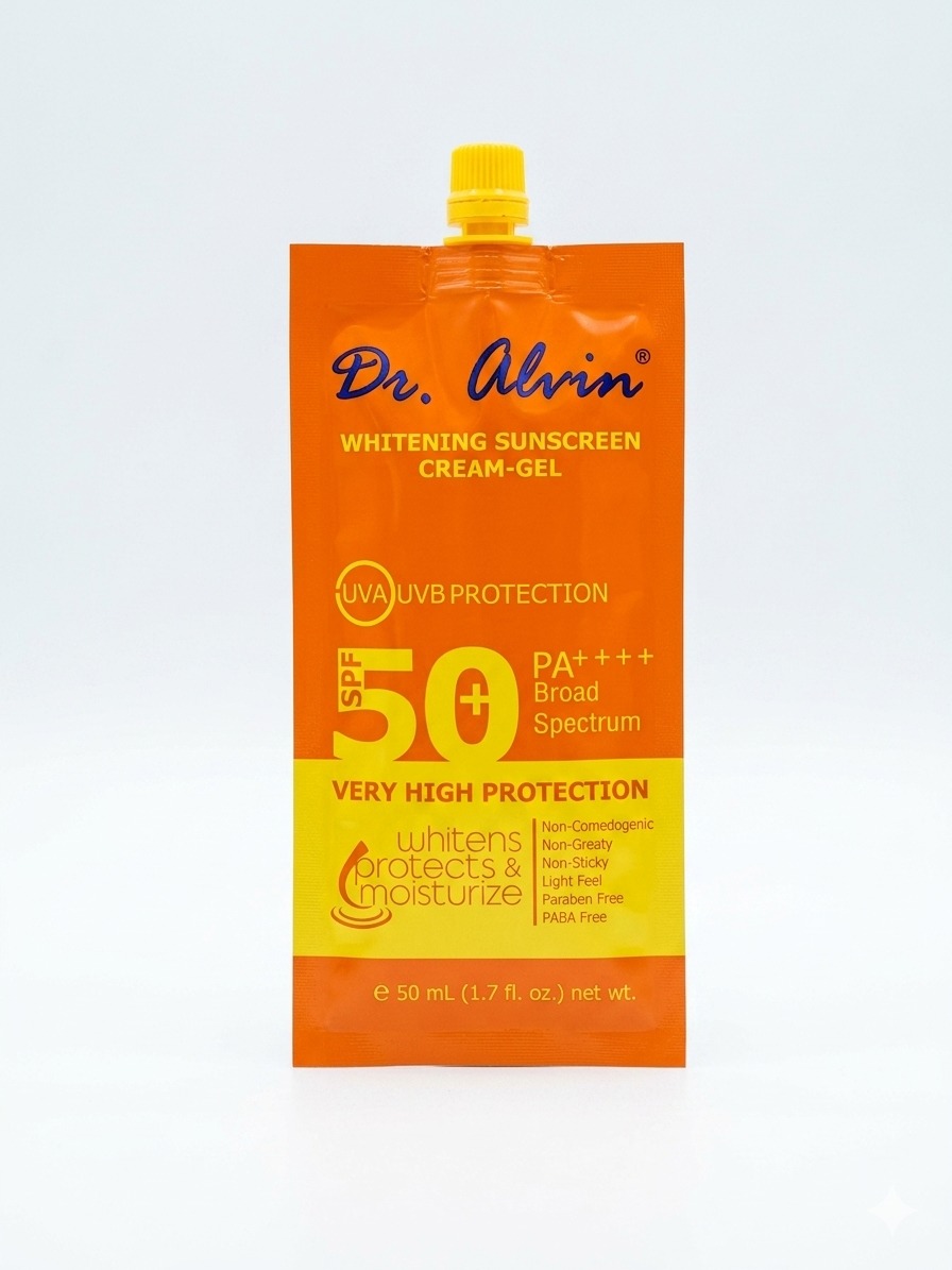 Dr. Alvin Whitening Sunscreen Cream-Gel SPF 50 PA++++