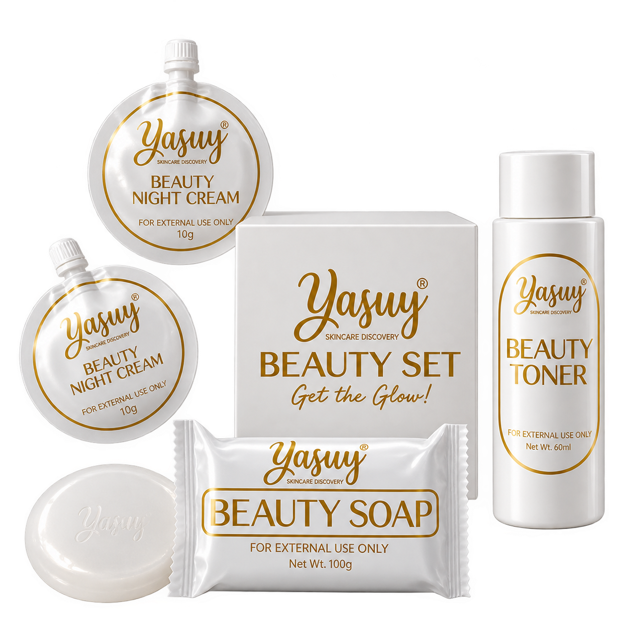 Yasuy Beauty Set ("Get the Glow!")